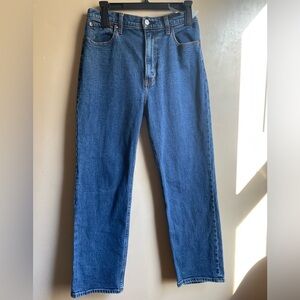 NWT Abercrombie & Fitch the ankle straight ultra high rise jeans size 8